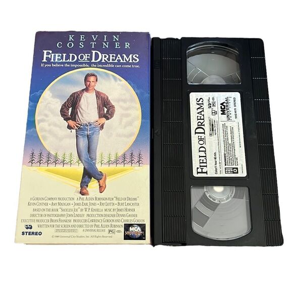 Field of Dreams VHS Tape Movie Starring Kevin Costner Universal Baseball Vintage - Picture 1 of 8